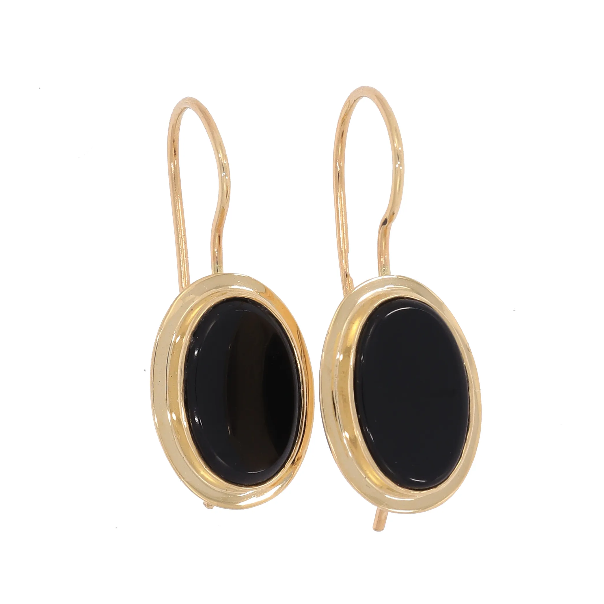 Kolczyki na biglu z onyksem