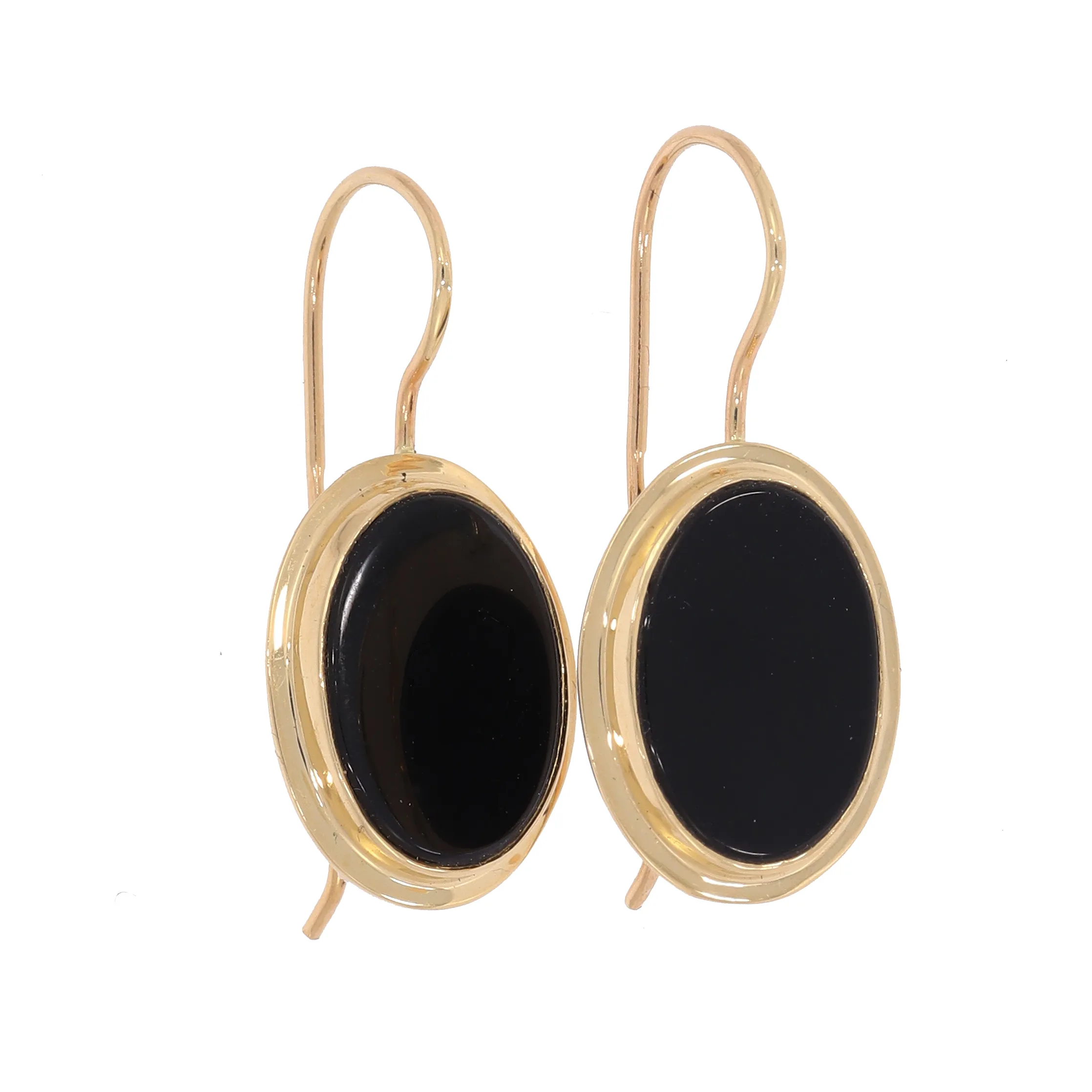 Kolczyki na biglu z onyksem