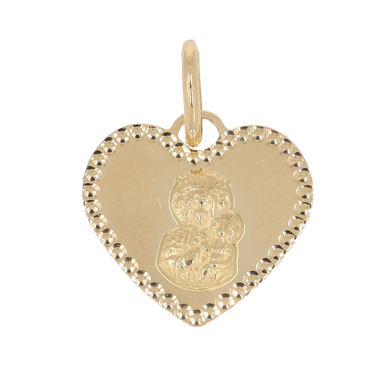 Medalik serce 13,5x14,4mm